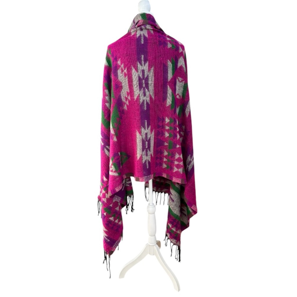 Tibetan Handwoven Oversized Yak Wool Shawl